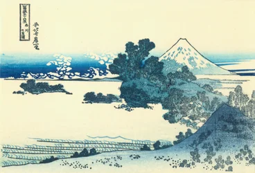 Plage de Shichiri dans la Province de Sagami